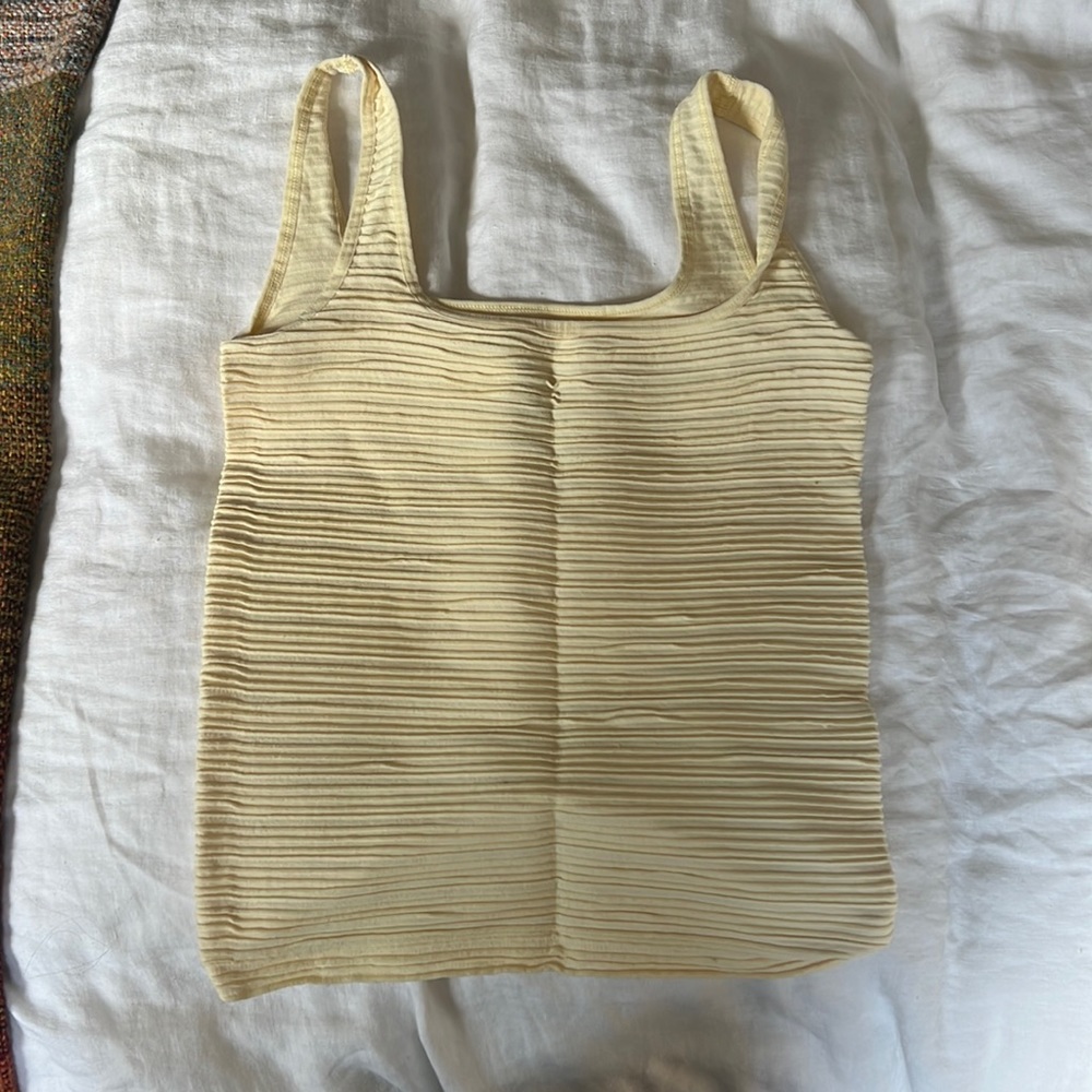 Anthropologie cream tank
